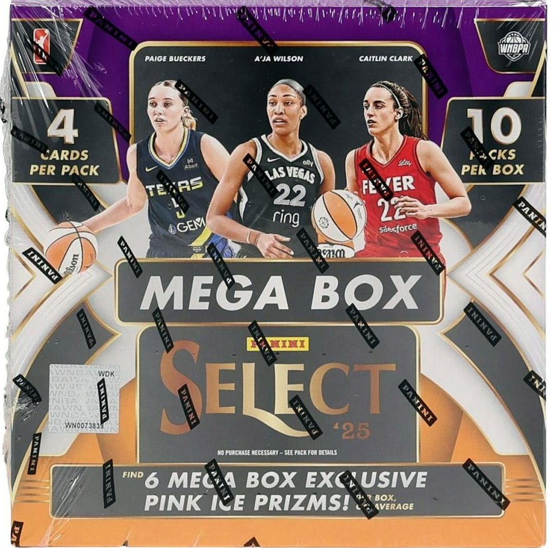 2025 Select WNBA Basketball Mega Box- 10PK/4CPP/40CPB PINK - New/Factory Sealed