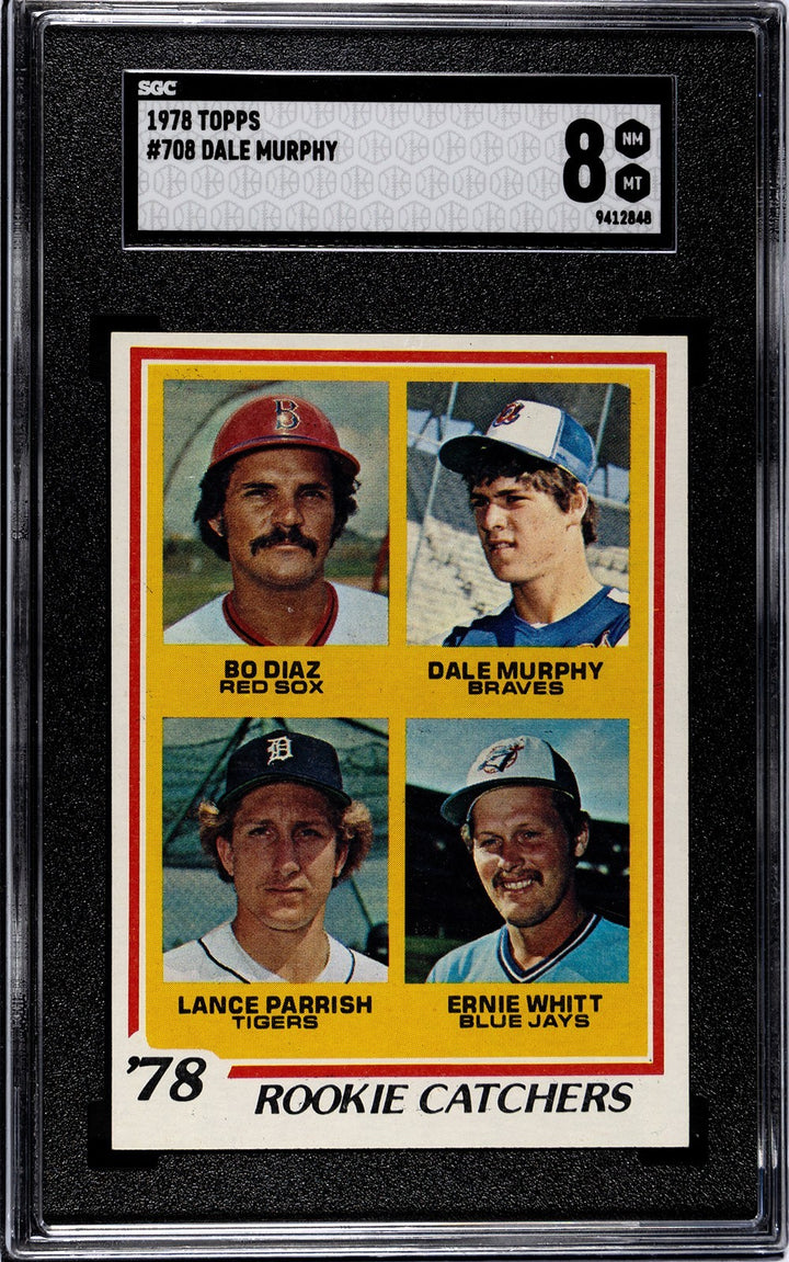 Dale Murphy /Lance Parrish 1978 Topps Rookie Card (RC) #708- SGC Graded 8 NM-MT