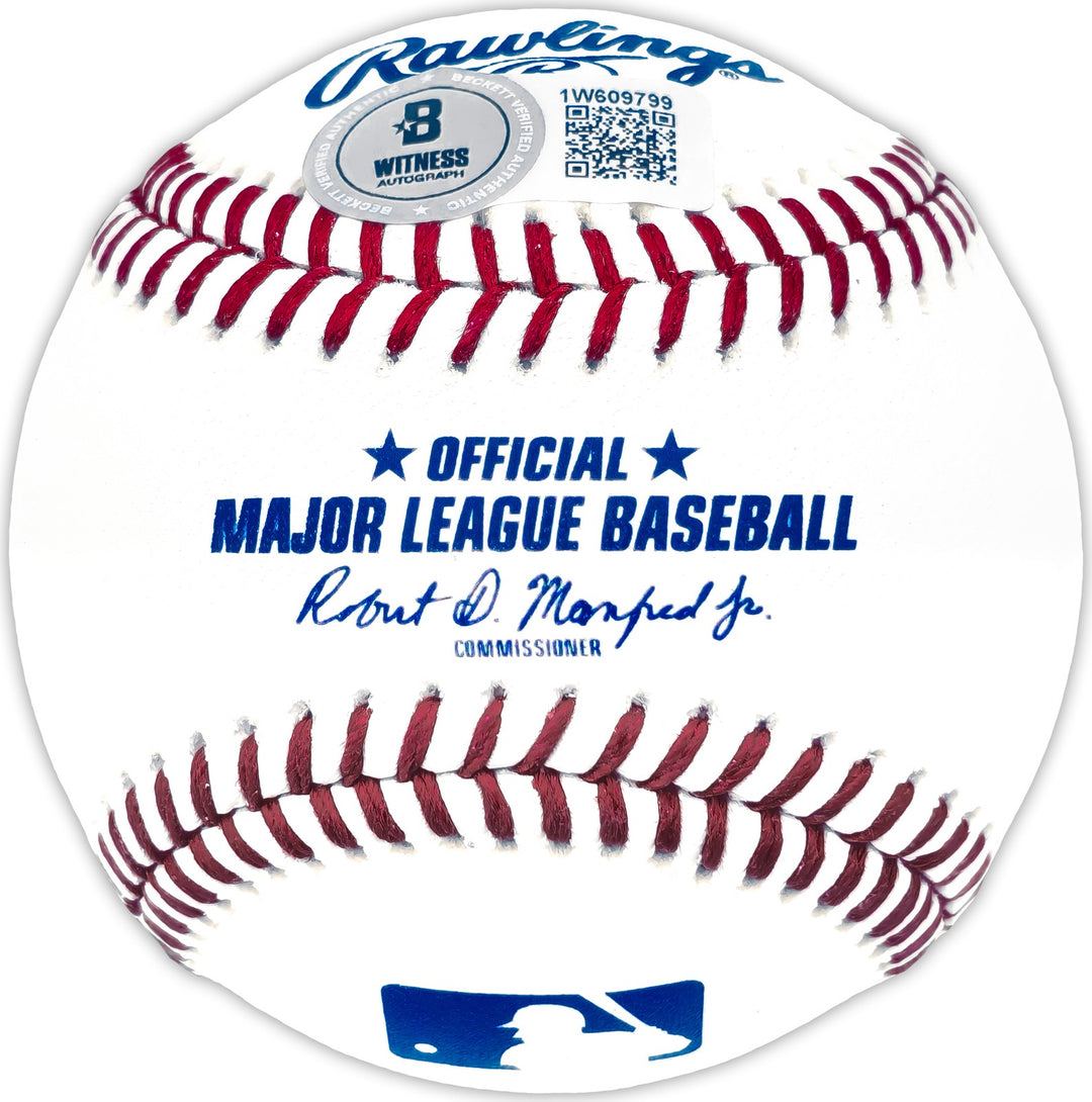 Corbin Burns Autographed Signed MLB Baseball Arizona Diamondbacks Beckett Wit