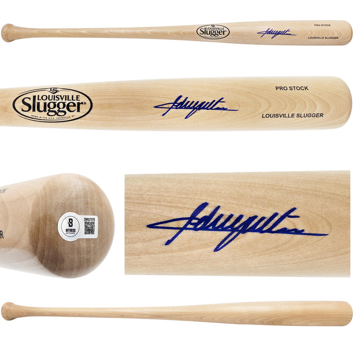 Adrian Beltre Signed Blonde L Slugger Pro Stock Baseball Bat Rangers Beckett Wit