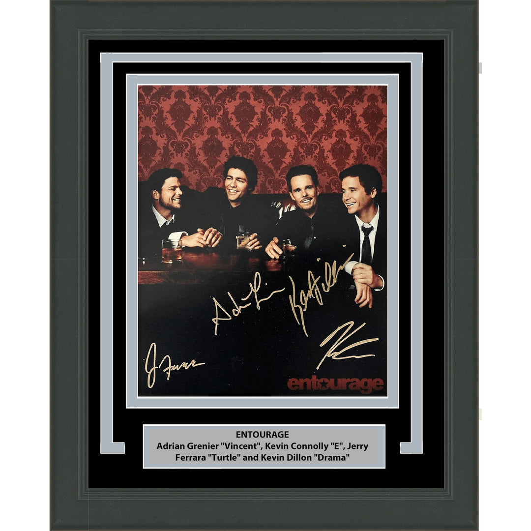 Framed Autographed/Signed Entourage 4x Cast Inscribed 16x20 Photo JSA COA