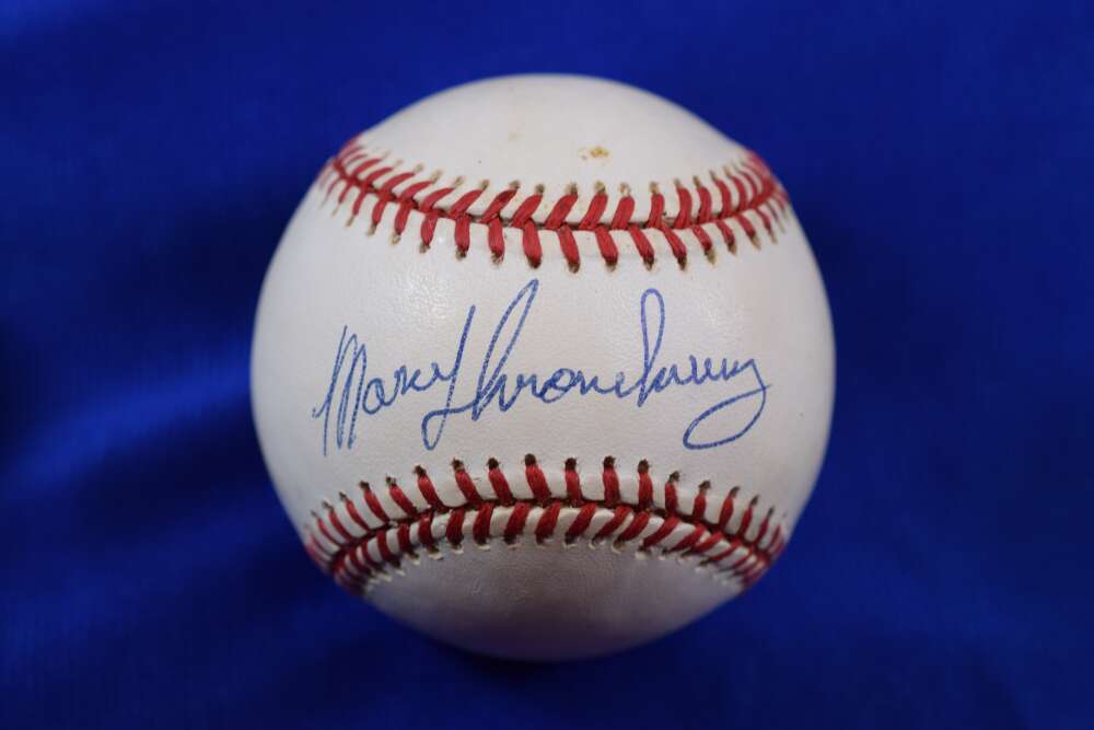 Marv Throneberry PSA DNA Autograph National League Signed Baseball