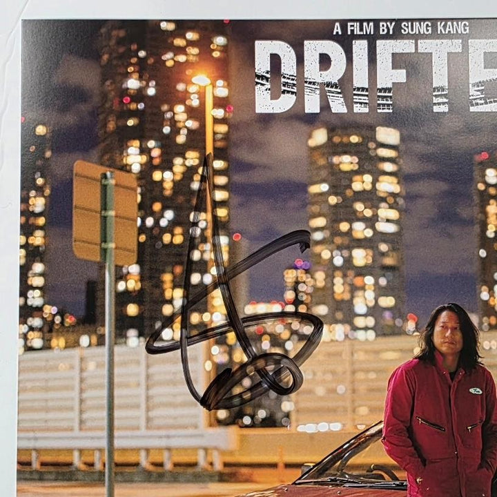 Sung Kang signed Drifter 8.5x11 Promo Poster Photo autograph ~ JSA COA