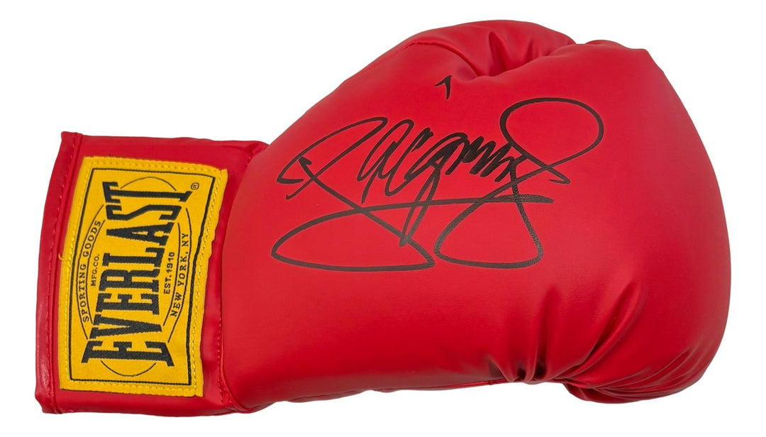 Manny Pacquiao Signed Red Right Hand Everlast Boxing Glove BAS