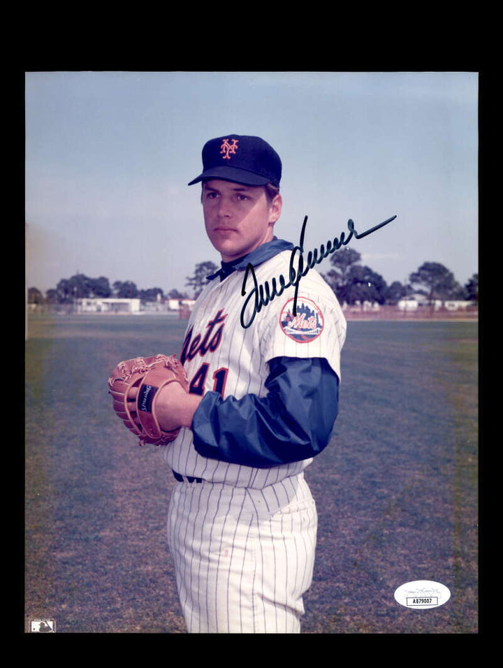 Tom Seaver JSA Signed  8x10 Photo Autograph NY  Mets