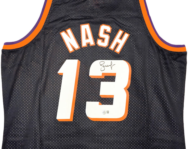 Suns Steve Nash Auto Black Authentic Mitchell Ness 96-97 HWC Swingman Jersey XL