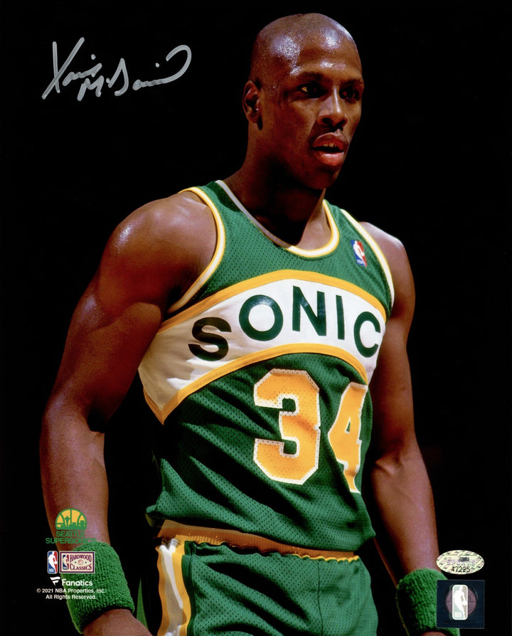Xavier McDaniel Signed Framed 8x10 Photo Seattle Supersonics MCS Holo