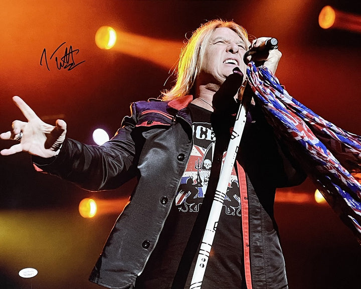 Joe Elliott Signed 16x20 Def Leppard Photo JSA ITP