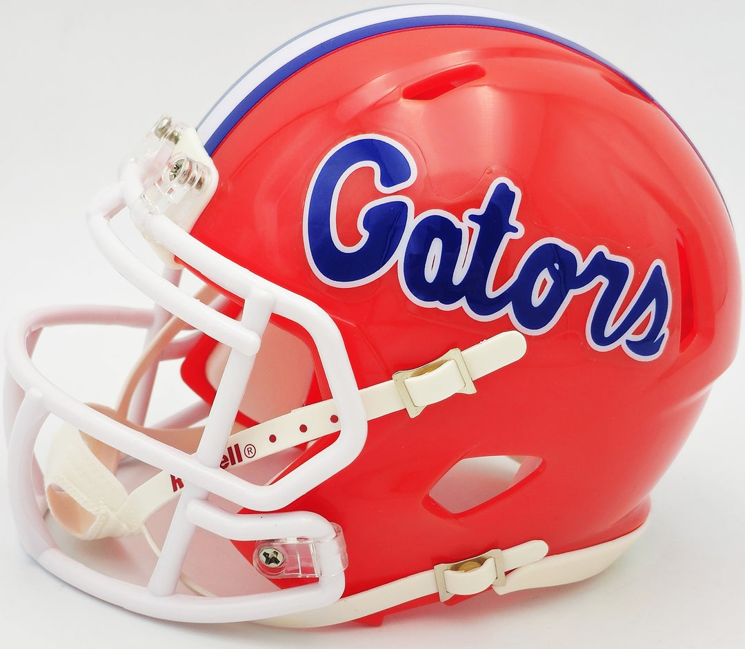 Steve Spurrier Auto Signed Florida Gators Orange Speed Mini Helmet Beckett Wit