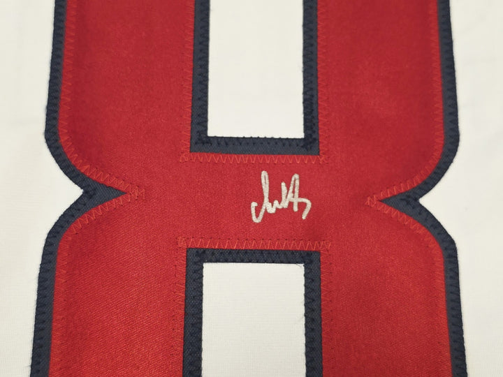 Washington Capitals Alex Ovechkin Signed White Jersey Beckett
