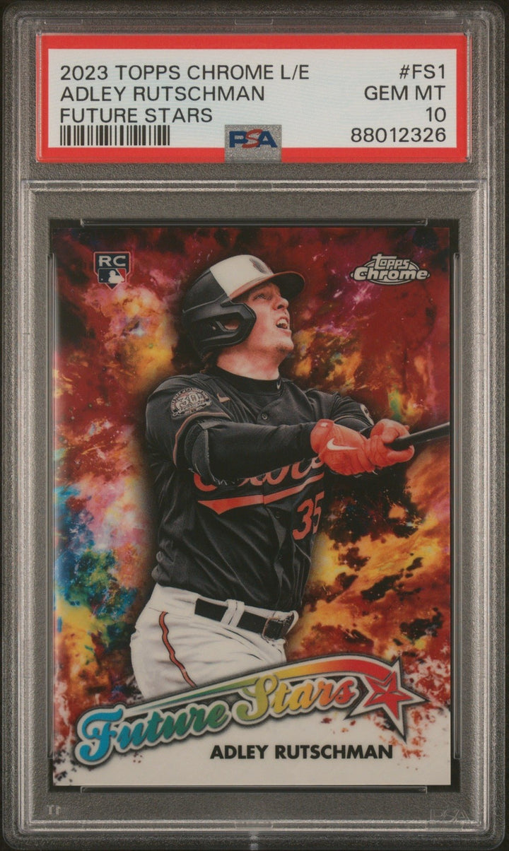 Graded 2023 Topps Chrome L/E Adley Rutschman #FS1 Stars RC Card PSA 10