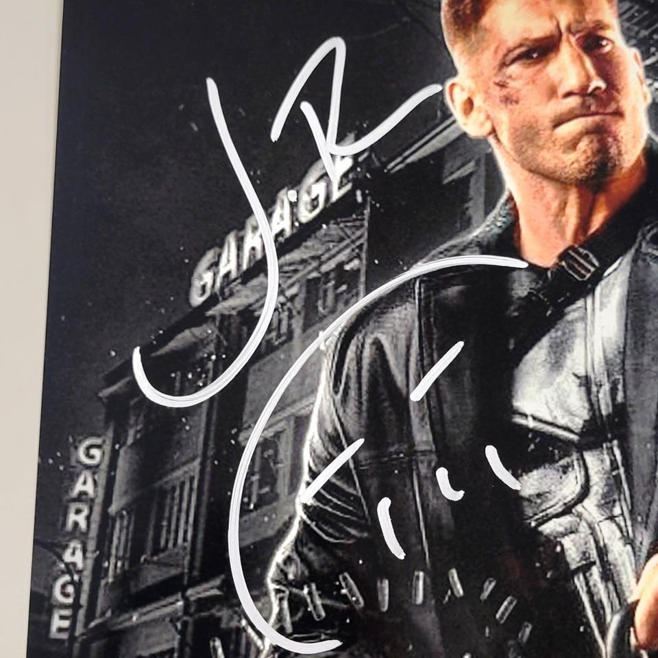 Jon Bernthal signed Marvel Punisher 11x14 photo sketch autograph ~ Beckett BAS