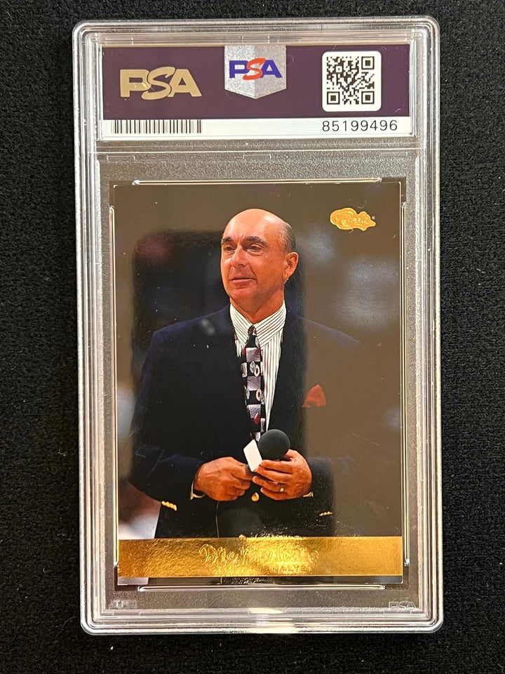 1994 Classic Games Dick Vitale Signed Card PSA Slabbed Auto Broadcaster