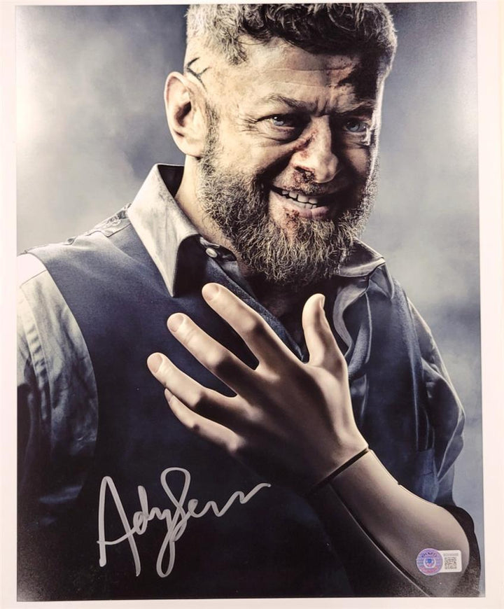 Andy Serkis signed Marvel Black Panther 11x14 photo autograph (A) ~ Beckett BAS