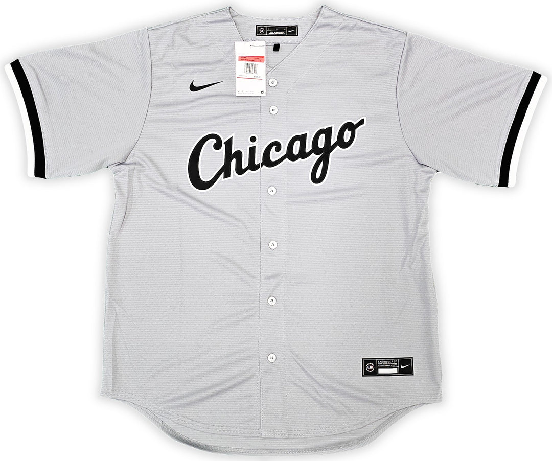 Chicago White Sox Bo Jackson Signed Gray Nike Jersey Size L Beckett Wit