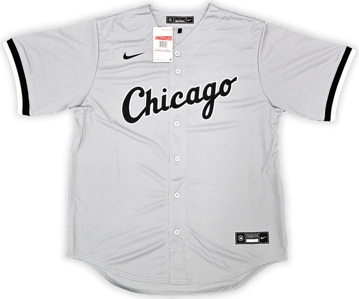 Chicago White Sox Bo Jackson Signed Gray Nike Jersey Size L Beckett Wit