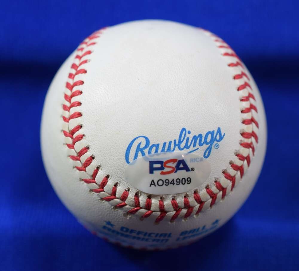 Rollie Fingers PSA DNA Autograph American League OAL Signed Baseball
