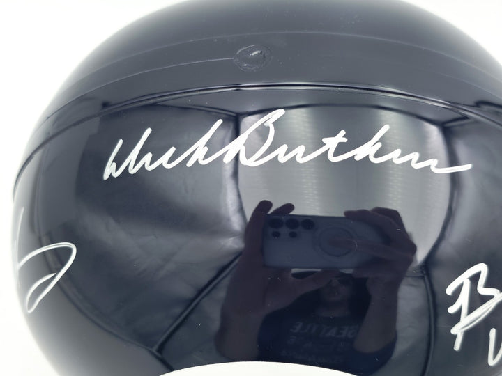 Dick Butkus Mike Singletary Brian Urlacher Auto Bears Blue Full Size Rep Helmet