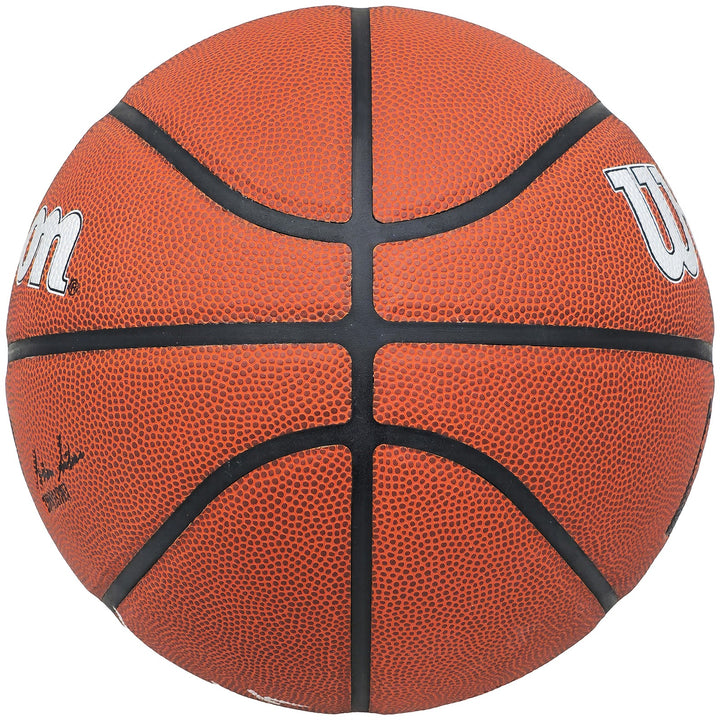 Tony Parker Signed Authentic Leather Spurs Logo Basketball Spurs Beckett Witness