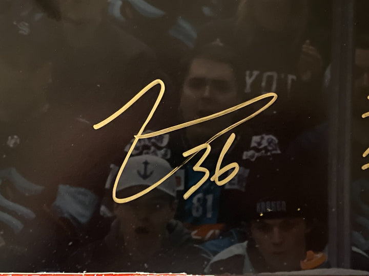 Logan Thompson Signed Inscribed Vegas Golden Knights 16x20 Photo IGM COA #D/10
