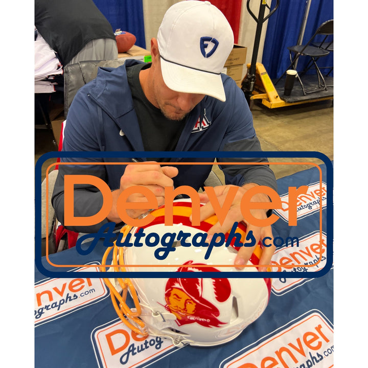 Rob Gronkowski Autographed Tampa Bay Buccaneers Pro TB Helmet Beckett 54602