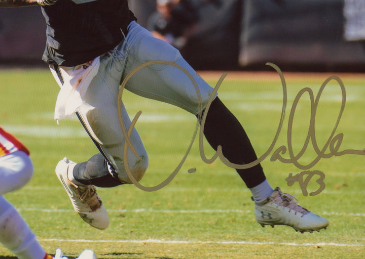 Darren Waller Autographed LV Raiders 8x10 Photo Inscriptagraphs COA Signed Blk