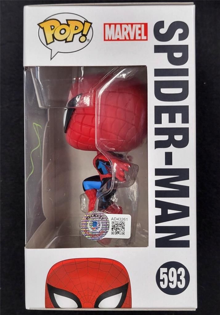 Tobey Maguire signed Spider-Man Marvel 80 Years Funko Pop autograph Beckett BAS