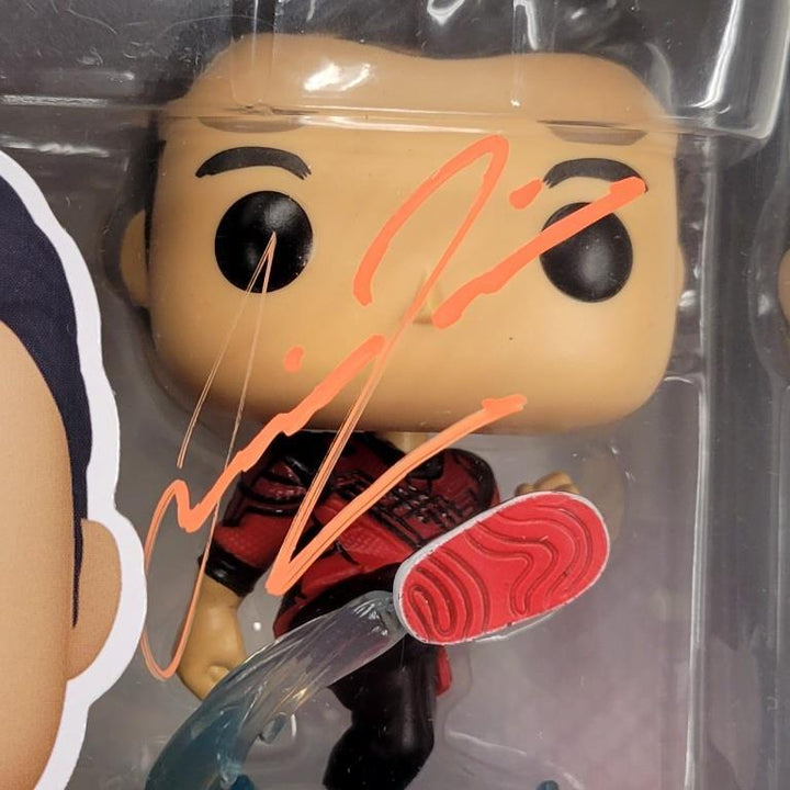 Simu Liu signed Shang-Chi Funko Pop! Marvel Figure autograph (B) ~ Beckett BAS