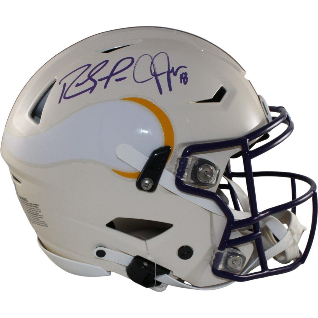 Randy Moss Justin Jefferson Signed Minnesota Vikings SpeedFlex Helmet – CollectibleXchange