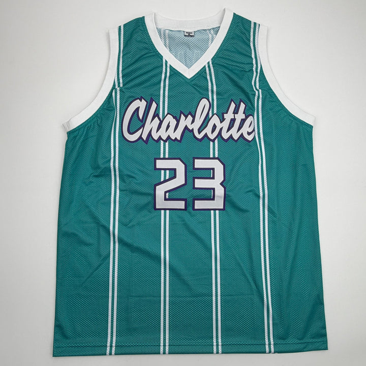 Autographed/Signed Tre Mann Charlotte Teal Basketball Jersey Beckett BAS COA