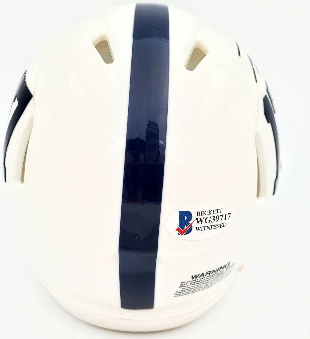 Pat Freiermuth Signed Penn State Nittany Lions White Speed Mini Helmet Beckett
