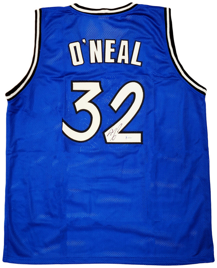 Orlando Magic Shaquille Shaq O'Neal Signed Blue Jersey The Diesel Beckett