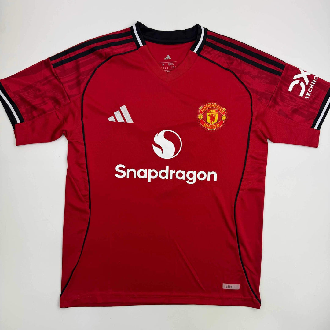Autographed/Signed Bruno Fernandes Manchester United Red Jersey Beckett BAS COA