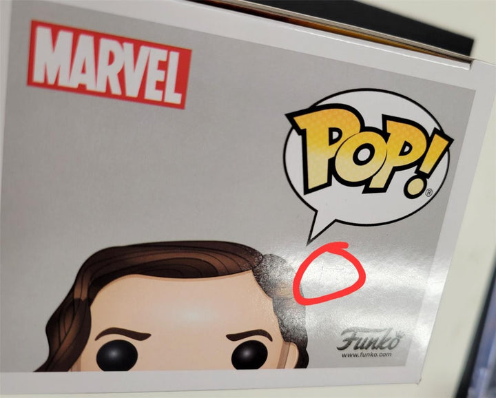 Sebastian Stan signed Bucky Barnes Funko Pop! 418 Avengers autograph Beckett BAS