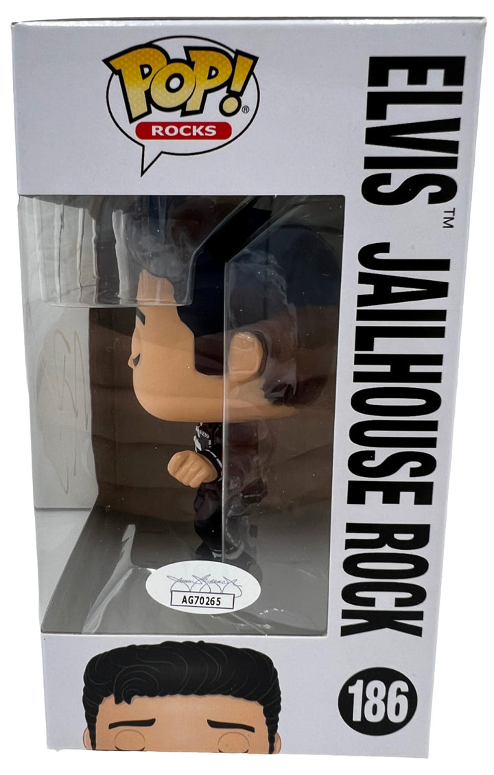 AUSTIN BUTLER SIGNED AUTOGRAPHED ELVIS JAILHOUSE ROCK FUNKO POP VINYL #186 JSA