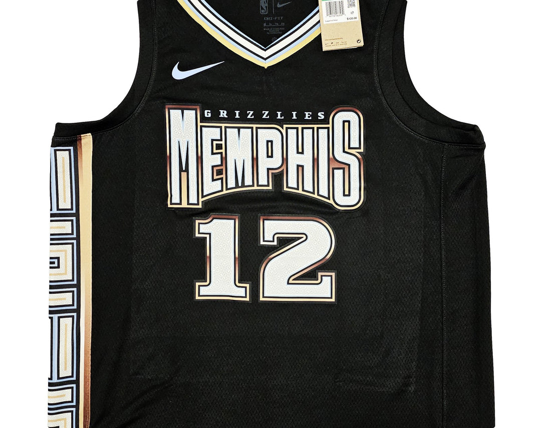 Grizzlies Ja Morant Auto Black Nike City Edition Swingman Jersey Size 52 Beckett