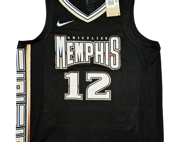 Grizzlies Ja Morant Auto Black Nike City Edition Swingman Jersey Size 52 Beckett