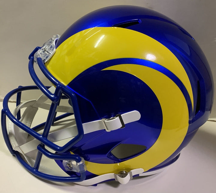 Cooper Kupp Rams Signed Speed Replica FS Helmet Auto Fanatics Super Bowl Mvp