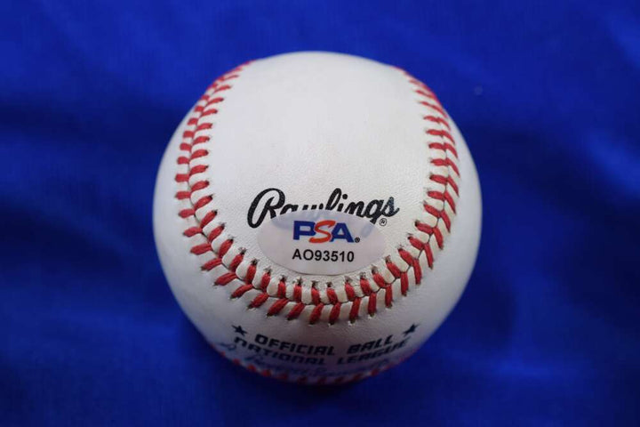 Eddie Mathews PSA DNA Autograph National League Signed Baseball ONL