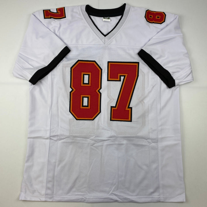 Facsimile Autographed Rob Gronk Gronkowski Tampa Bay White Jersey Size Men's XL