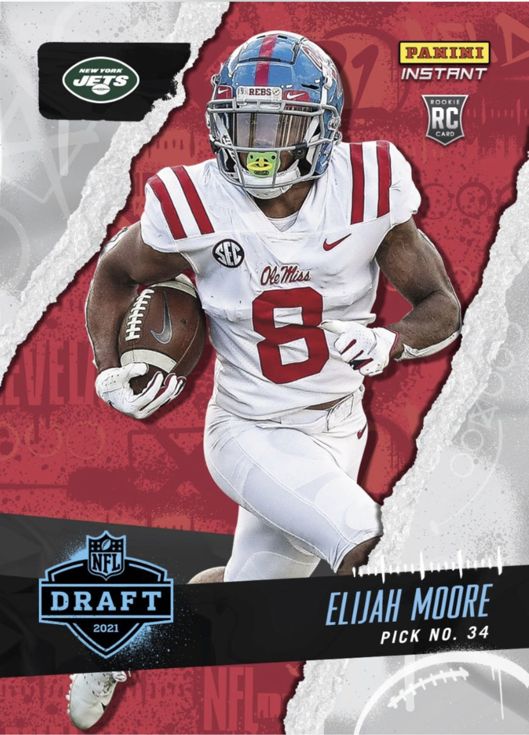 NFL DRAFT NIGHT PANINI INSTANT BRAND NEW SEALED 2021 ROOKIES 40 CARD SET PACKAGE