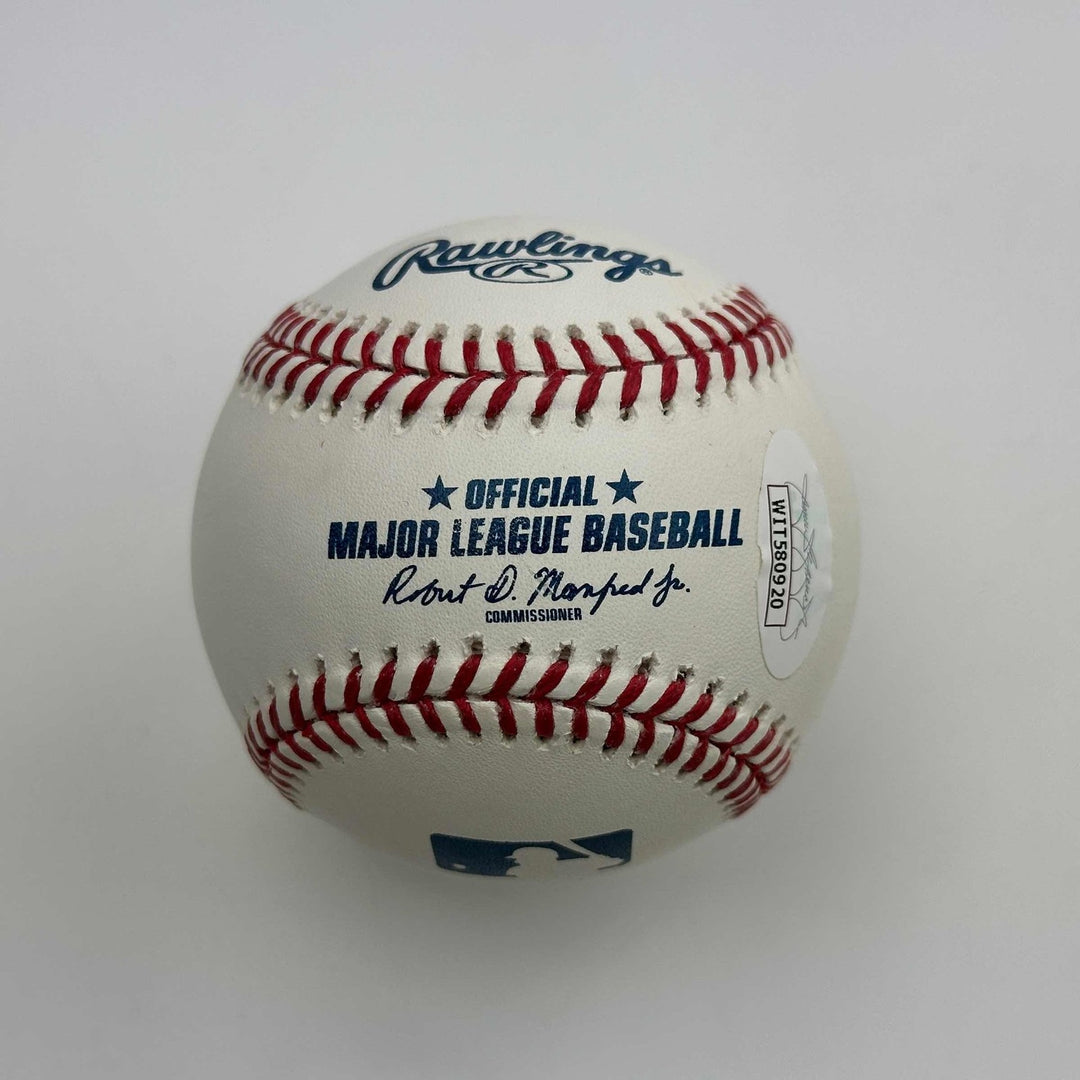 Autographed/Signed Keith Foulke Rawlings Baseball ROML JSA COA Auto