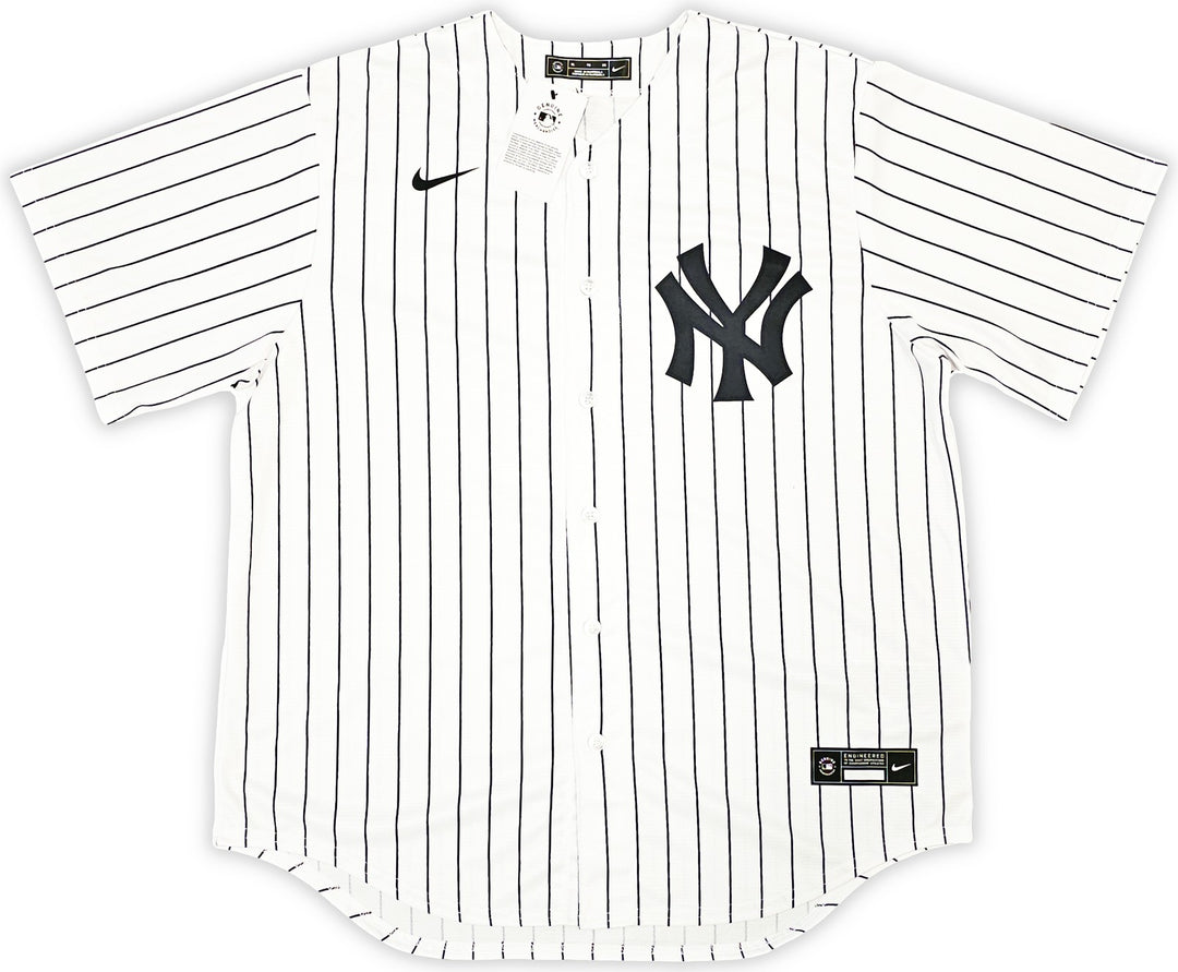 New York Yankees Anthony Volpe Signed White Nike Jersey Size XL Fanatics Holo
