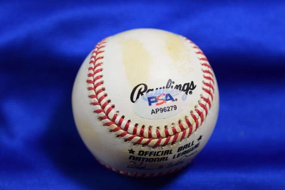 Ernie Banks PSA DNA Autographed National League ONL Signed Baseball