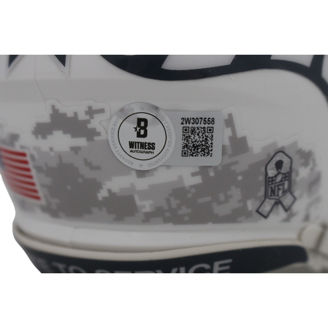 Von Miller Autographed/Signed Denver Broncos 24 Salute Mini Helmet Beckett 48702