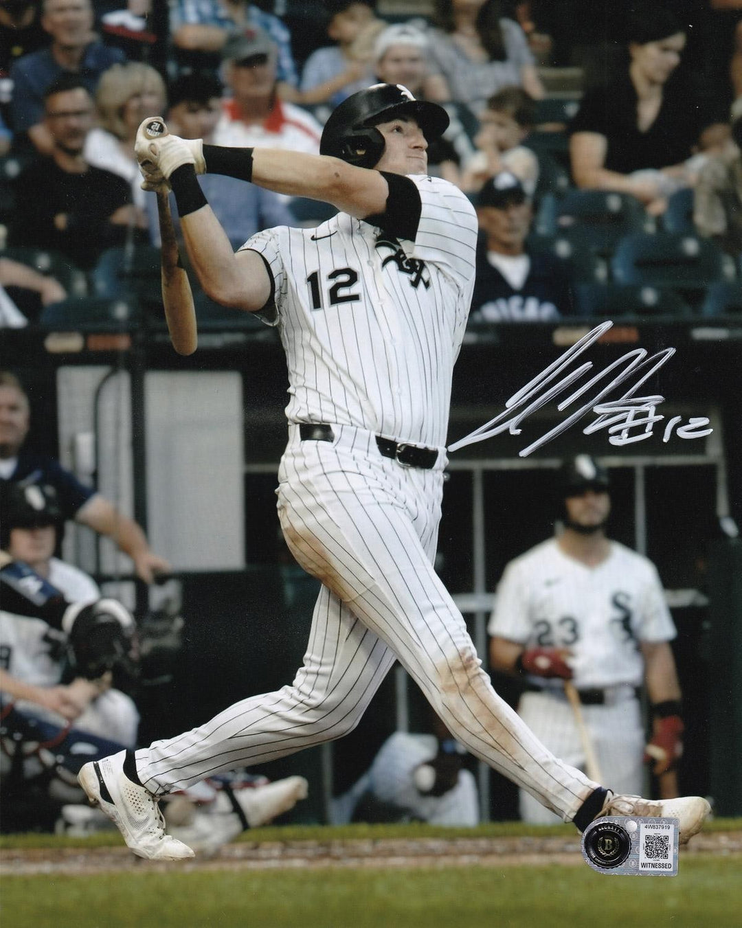 Colson Montgomery Signed 16x20 Chicago White Sox Photo BAS