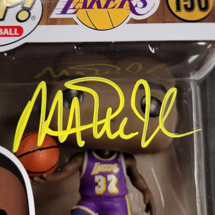 Magic Johnson signed Purple Lakers Funko Pop! Exclusive ~ Beckett BAS Witness