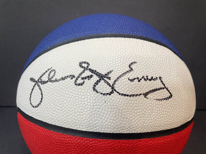 Julius Dr J Erving Nets signed ABA Official basketball autograph BAS Coa Hof