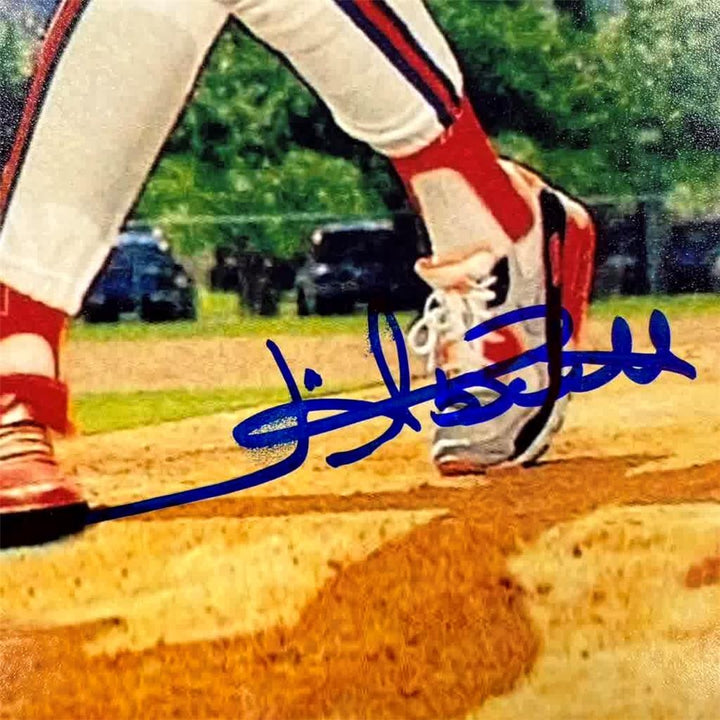 Jim Abbott ~ Mark Langston ~ Chuck Finley signed Angels 11x14 photo auto JSA