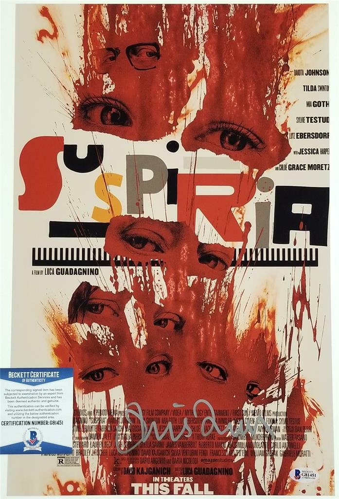 Tilda Swinton signed Suspiria 11x17 Photo Autograph ~ Beckett BAS COA